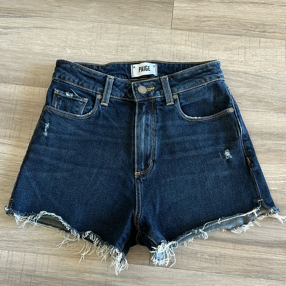 Paige Margot Shorts Dark Wash